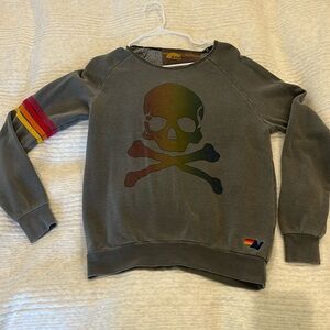 Aviator Nation XS skull sweatshirt